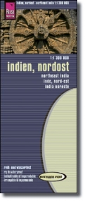 Landkarte Indien, Nordost