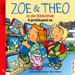 Zoe & Theo in der Bibliothek, Deutsch-Kurdisch