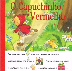 Rotkäppchen in Portugiesisch für erste Leseübungen
