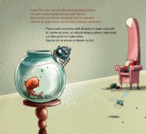 Preview: Der faule Fisch Sefa in Deutsch und Rumänisch