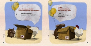 Ein Kiste Nichts, Kinderbuch Deutsch-Italienisch