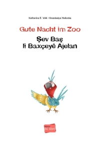 Gute Nacht im Zoo - Deutsch-Kurdisches Bilderbuch mit MP3