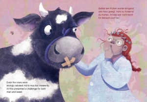 Von der Prinzessin, die ihren Vater das Heulen lehrte - Deutsch und Englisch
