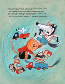Nicht so fies, kleiner Tiger!  Bilderbuch in Deutsch und Französisch