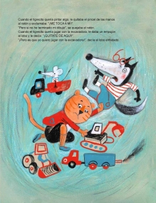 Nicht so fies, kleiner Tiger!  Bilderbuch in Deutsch und Spanisch