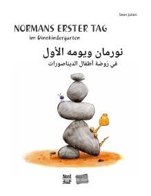 Normans erster Tag im Dinokindergarten,  Deutsch und Arabisch