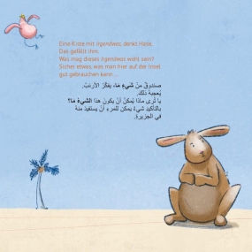 Eine Kiste Irgendwas - Kinderbuch in zwei Sprachen Arabisch und Deutsch