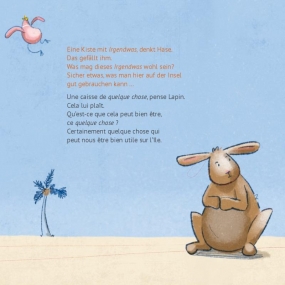 Eine Kiste Irgendwas - Kinderbuch in zwei Sprachen Französisch und Deutsch