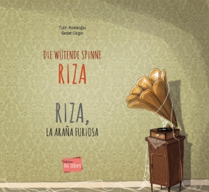 Die wütende Spinne Riza in Deutsch und Spanisch