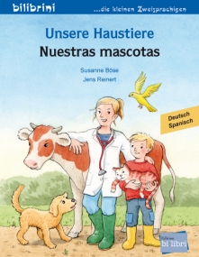 Unsere Haustiere - Kinderbuch in Deutsch und Spanisch