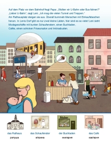 In der Stadt - Kinderbuch in Deutsch und Ukrainisch