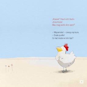 Eine Kiste Nichts - Kinderbuch in zwei Sprachen Deutsch und Polnisch