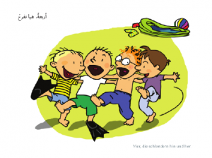 Einer mehr,  Zweisprachiges Kinderbuch Arabisch - Deutsch