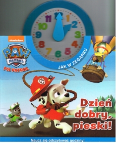 Pappbilderbuch zum Thema Uhr - Polnische Ausgabe