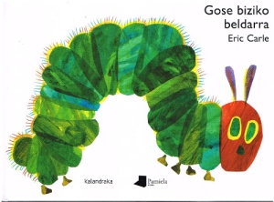 Die kleine Raupe Nimmersatt - Baskische Ausgabe im Großformat