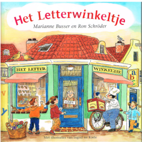 Der  Buchstaben Laden - Niederländisches Bilderbuch