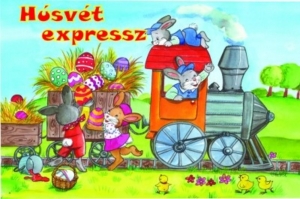 Ostern Express - Pappbilderbuch in Ungarisch