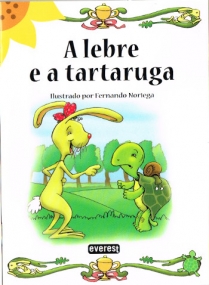 Die Schildkröte und der Hase in Portugiesischer Sprache