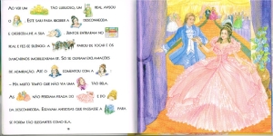 Preview: Aschenputtel in Portugiesisch für erste Leseübungen