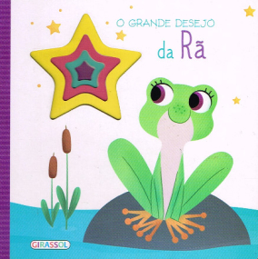 Kleine Tiere! Pappbilderbuch über einen Frosch in Portugiesisch