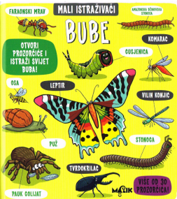 Großes Pappbilderbuch zum Thema Käfer - Bosnische Ausgabe