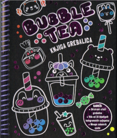 Bubble Tea - Kratzbuch für Kinder ab 6 Jahren in Bosnisch