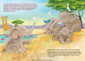 Der schlaue kleine Elefant - Kinderbuch Deutsch-Italienisch
