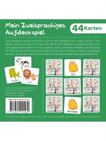 Mehrsprachiges Aufdeckspiel Tiere, Deutsch-Arabisch