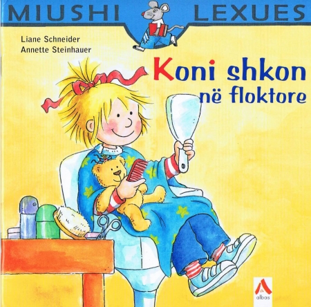 Koni shkon ne floktore  - Connie beim Friseur - Kinderbuch Albanisch