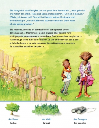 Im Wald - Deutsch-Französisch Kinderbuch