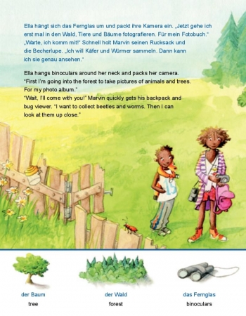 Im Wald - Deutsch-Englisches Kinderbuch