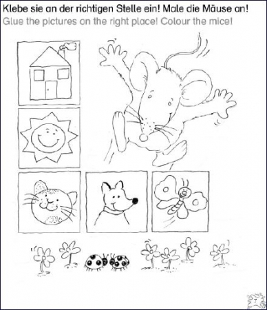 Hallo, liebe Maus! Im Kindergarten, Deutsch-Russisch