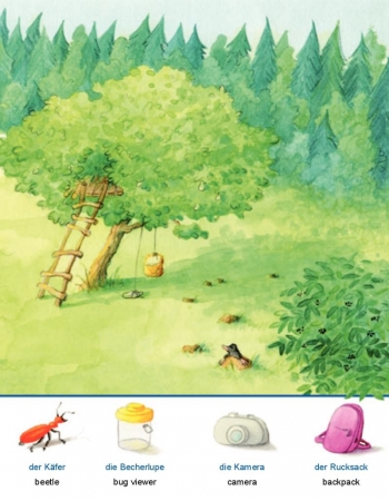 Im Wald - Deutsch-Englisches Kinderbuch