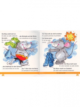 Hallo, liebe Maus! Zu Hause, Deutsch-Spanisch