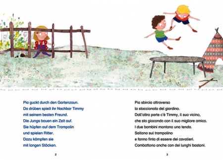 Pia sucht eine Freundin, billi - ich lese zweisprachig! Deutsch-Italienisch