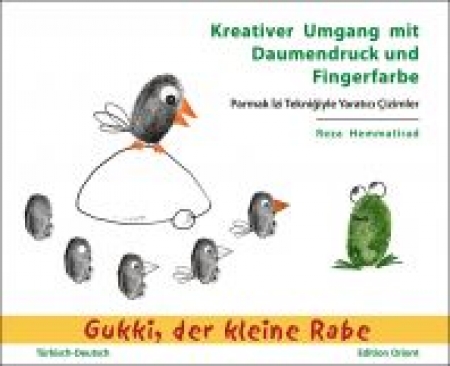 Kreativer Umgang mit Daumendruck und Fingerfarbe
