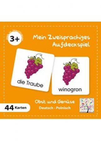 Mehrsprachiges Aufdeckspiel Obst & Gemüse, Deutsch-Polnisch