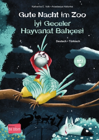 Gute Nacht im Zoo - Deutsch-Türkisches Bilderbuch mit MP3