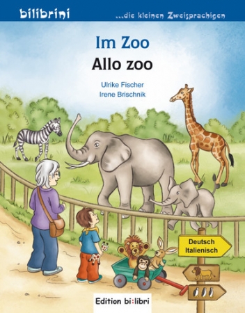 Im Zoo Kinderbuch Deutsch-Italienisch