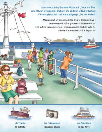 Am Meer, Kinderbuch in Deutsch-Französisch