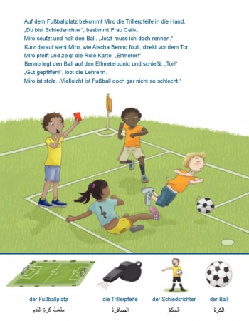 Die Sportarten - Zweisprachig in Deutsch und Arabisch