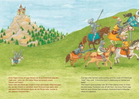Ritter Winzig, Zweisprachiges Kinderbuch Deutsch Englisch