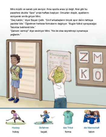 Die Sportarten - Zweisprachig in Deutsch und Türkisch