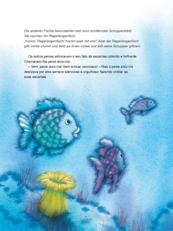 Der Regenbogenfisch - Deutsch-Portugiesisch mit MP3-Hörbuch zum Herunterladen