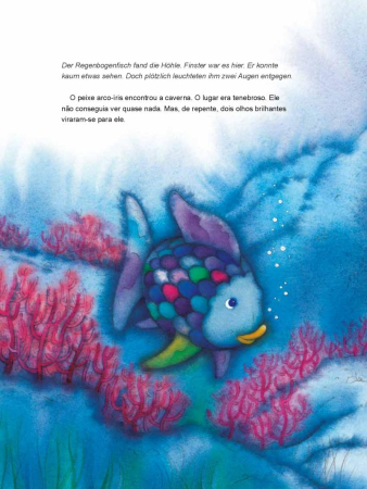 Der Regenbogenfisch - Deutsch-Portugiesisch mit MP3-Hörbuch zum Herunterladen