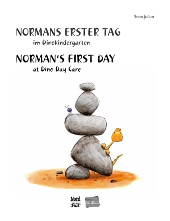Normans erster Tag im Dinokindergarten,  Deutsch und Englisch