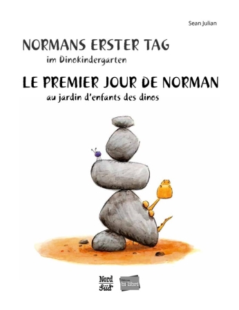 Normans erster Tag im Dinokindergarten,  Deutsch und Französisch