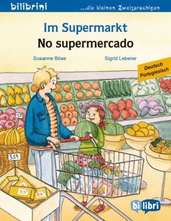 Im Supermarkt - Kinderbuch in Deutsch-Portugiesisch
