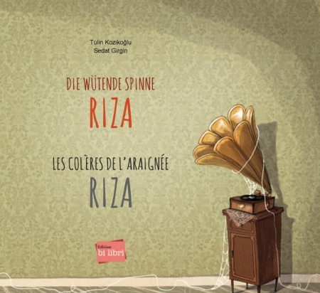 Die wütende Spinne Riza in Deutsch und Französisch