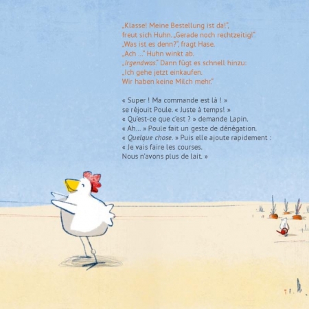 Eine Kiste Irgendwas - Kinderbuch in zwei Sprachen Französisch und Deutsch